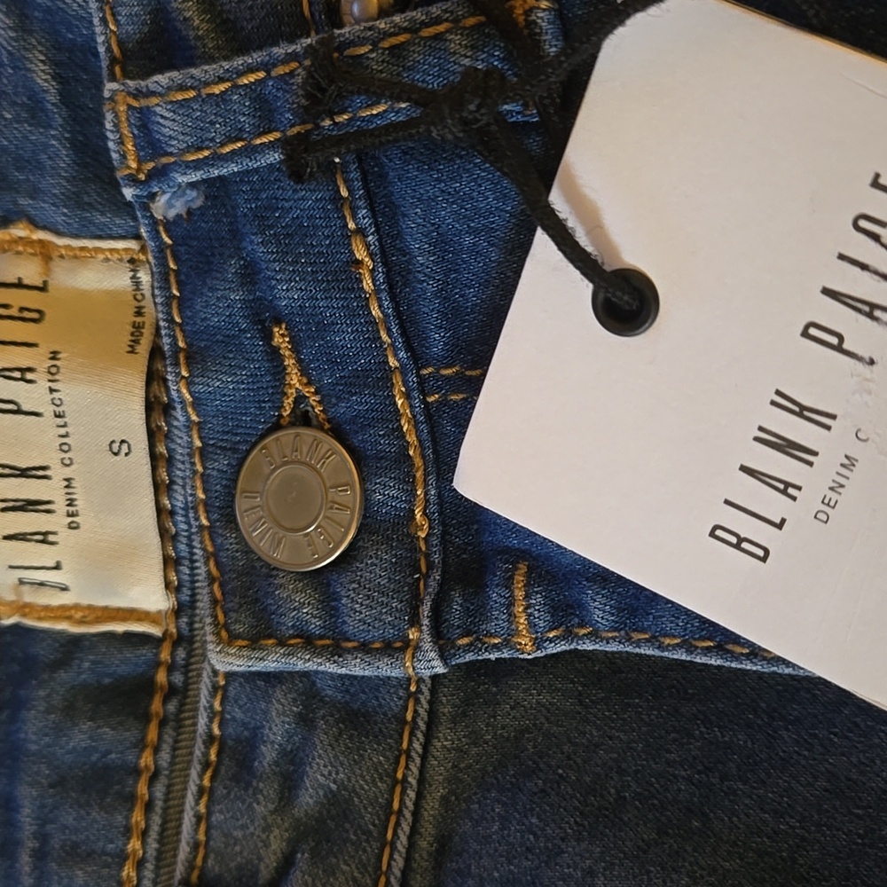 Blank Paige Denim Collection Classic Stretch Skinny Blue Jean 5 Pocket Small NEW - Picture 7 of 8